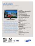 Samsung LN-S4696D 46 in. HDTV LCD Television