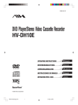 Aiwa HV-DH1 DVD Player / VCR Combo