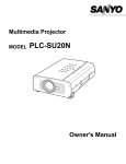 Sanyo PLC SU20N Multimedia Projector