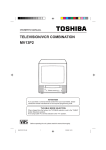 Toshiba MV13P2 13 in. TV/VCR Combo