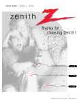 Zenith A27B33W 27" TV