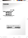 Toshiba W612 VCR
