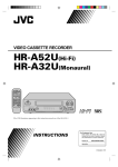 JVC HR-A32 VHS VCR