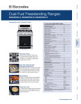 Electrolux EW30DF65GW Dual Fuel  Range