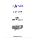 Knoll HD102 Projector Lamp