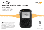 Tao XM2go Satellite Radio Receiver