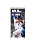 Sony MLB '07: The Show for PSP