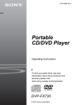 Sony DVP-FX720 Portable DVD Player