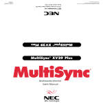 NEC MultiSync XV29 (Black) 29 in.CRT Conventional Monitor