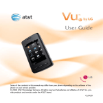 LG Vu CU920 Cellular Phone