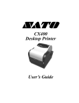 SATO CX400 Thermal Label Printer