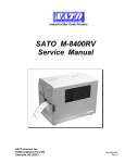 SATO M-8400RV Thermal Label Printer