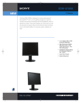 Sony SDM-S75EB (Black) 17" LCD Monitor