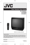 JVC AV-20420 20" TV