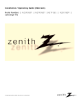 Zenith H32F36DT 32" TV