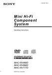 Sony MHC-RV888D Shelf System