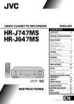 JVC HR-J647MS VHS VCR