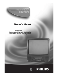 Philips CDV19BPH 19 in. TV/DVD Combo