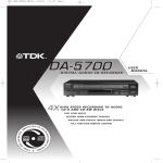 TDK DA-5700 CD Player
