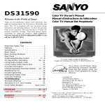 Sanyo DS31590 31" TV