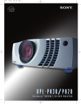 Sony VPL PX20 Multimedia Projector