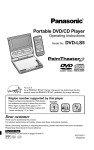 Panasonic DVD-LS5 Portable DVD Player with Screen