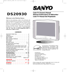 Sanyo DS20930 20" TV