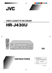 JVC HR-J430 VHS VCR