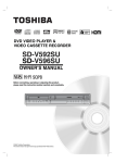 Toshiba SDV-592 DVD Player / VCR Combo