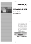 Daewoo SD-8100 DVD Player/VCR