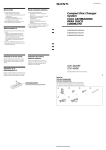 Sony CDX-454RF 10-Disc CD Changer - C:\Documents and Settings\tware\My Documents\CD Owners Manual