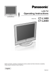Panasonic CT-L1400 Television