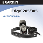 Garmin Edge 305cad With Speed/Cadence Sensor