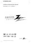 Zenith DVB318 DVD Player