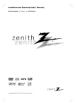 Zenith DVB312 DVD Player