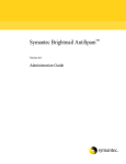 Symantec Brightmail AntiSpam 6.0 (10298333) for PC, Unix, Sun, Linux