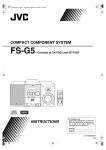 JVC FS-G5 CD Shelf System