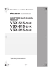 Pioneer VSX-515 Receiver
