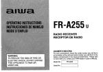 Aiwa FR-A255 Clock Radio