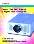 Canon LV 7525 Multimedia Projector