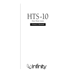 Infinity HTS10A System