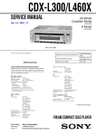 Sony CDX- L300 CD Player