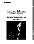 Toshiba TP50H60 50" Rear Projection Television
