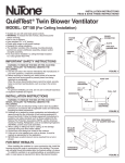 Broan-NuTone N-QT150 Exhaust Fan Exhaust Fan