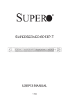 SuperMicro Super Server 6013PT (sys-6013p-t)