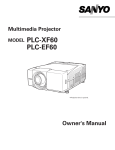 Sanyo PLC-XF60 Multimedia Projector