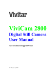 Vivitar ViviCam 2800 Digital Camera