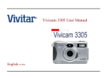 Vivitar ViviCam 3305 Digital Camera