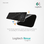 Logitech Revue Google Tv Wireless Keyboard Controller With Accesories