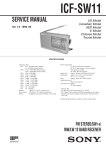 Sony ICF-SW11 AM/FM/SW Radio